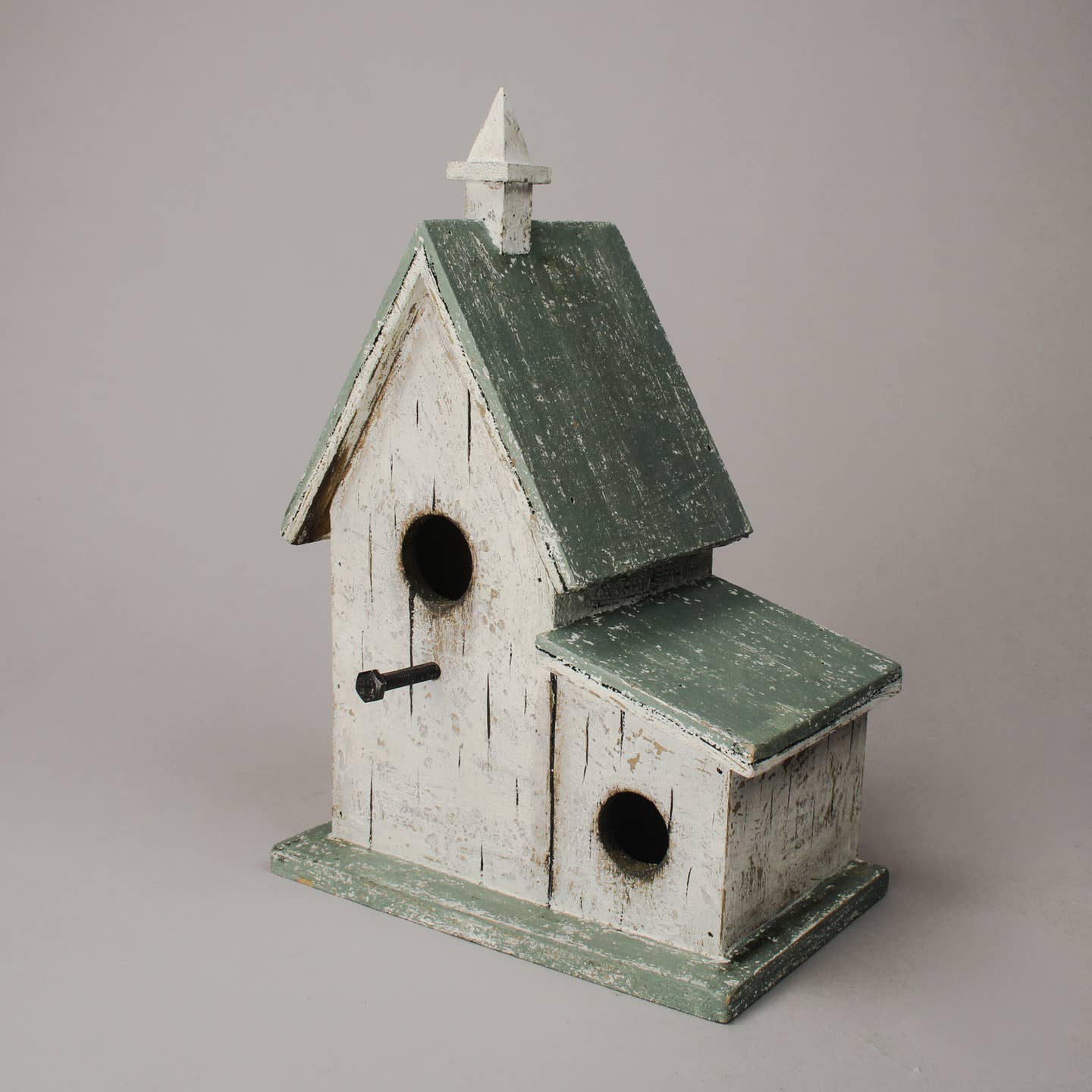 Chapel Wooden Birdhouse with Distressed Finish — 26.5cm
