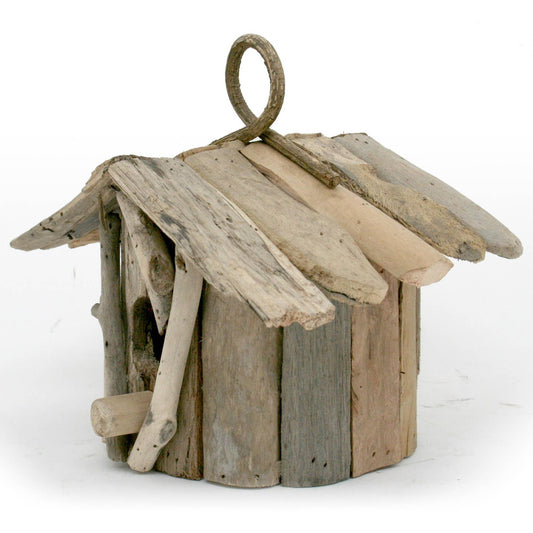 Round Driftwood Birdhouse