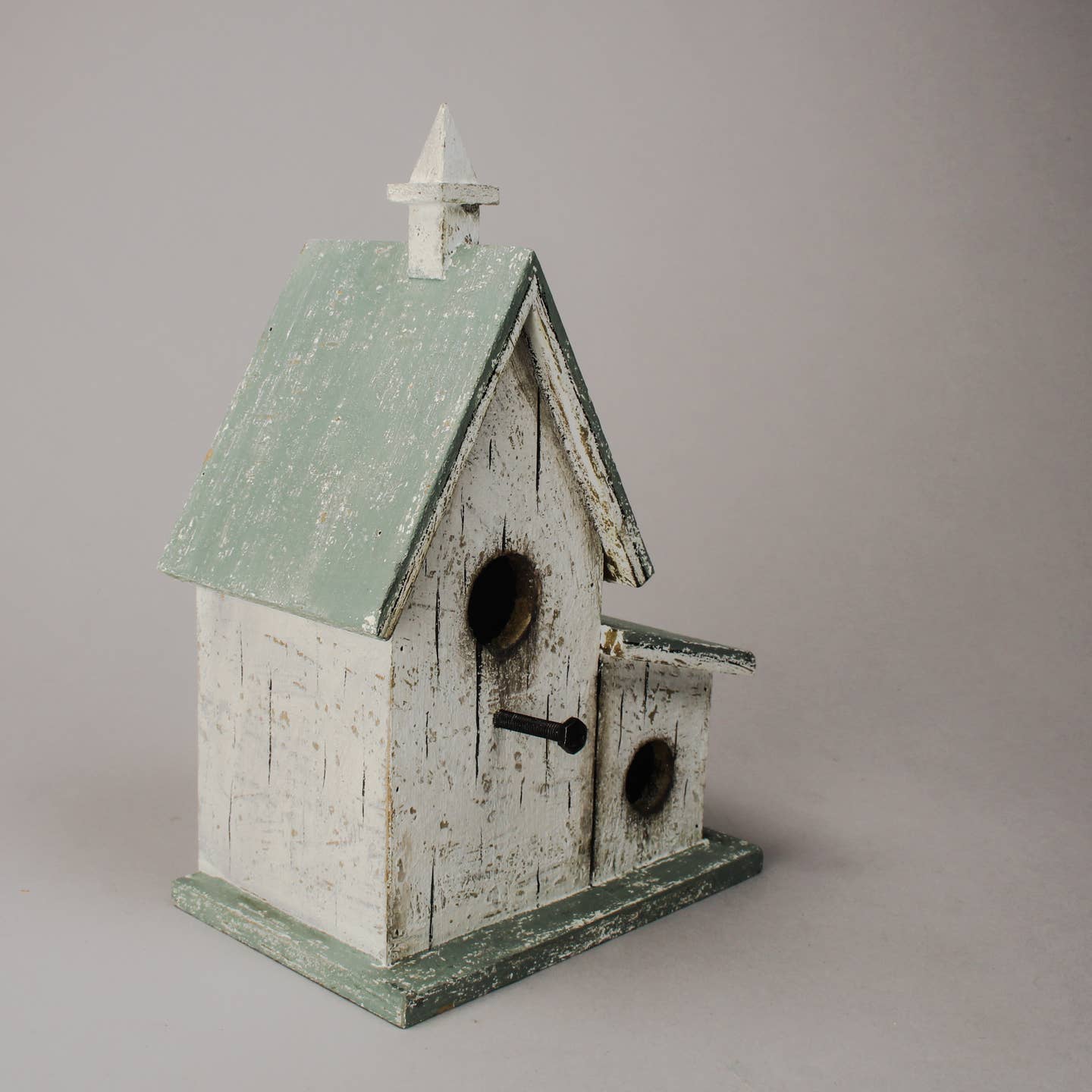 Chapel Wooden Birdhouse with Distressed Finish — 26.5cm